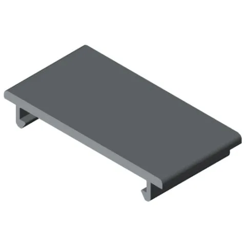 Lid Profile D40 K, grey similar to RAL 7042