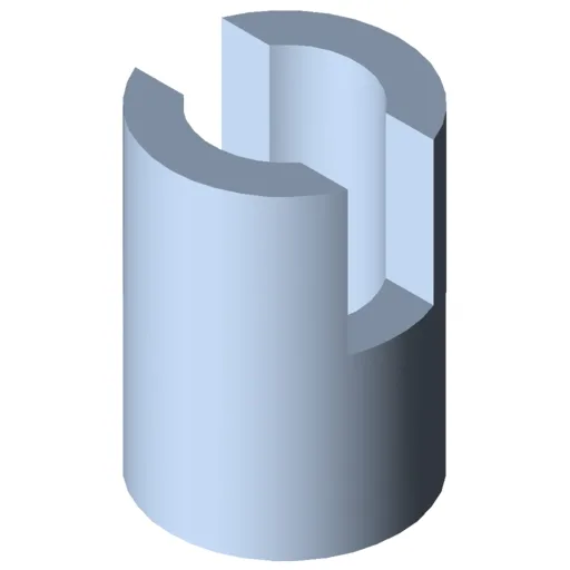 Threaded Insert, Profile Tube D30 heavy duty M12