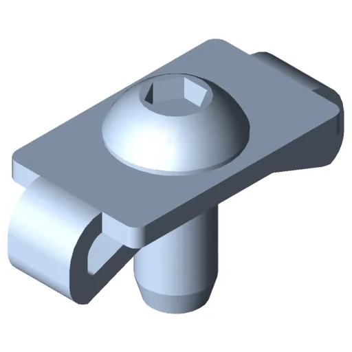 Standard-Fastening Set 6 E, bright zinc-plated