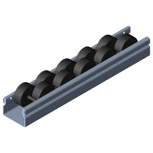 Roller Conveyor St D30/2 ESD, black similar to RAL 9005
