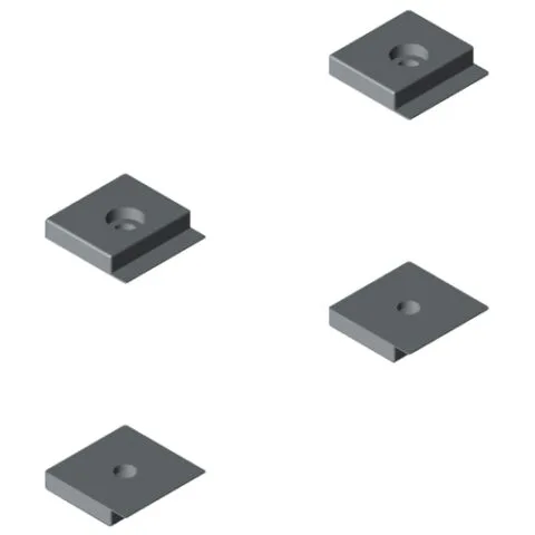 Cap Set, Door Profile X 8 40x40 - XMS
