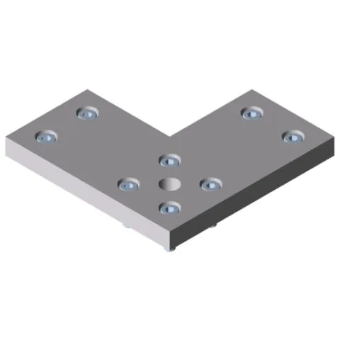 Base Plate X 8 160x160-90° M16