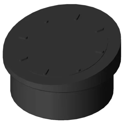 Magnetic Holder D70 ESD, black similar to RAL 9005