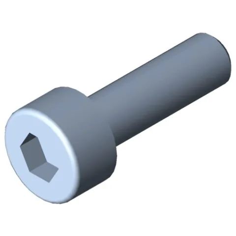 Hexagon Socket Head Cap Screw DIN 912 M3x10, bright zinc-plated