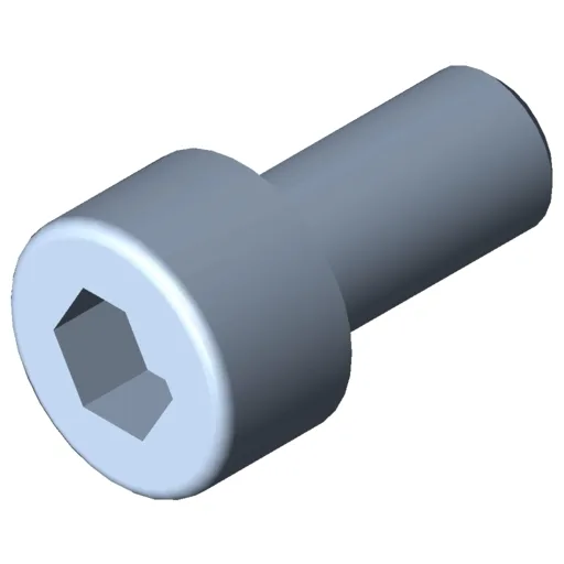 Hexagon Socket Head Cap Screw DIN 912 M5x10, bright zinc-plated