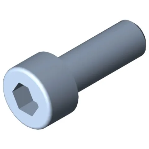 Hexagon Socket Head Cap Screw DIN 912 M5x14, bright zinc-plated