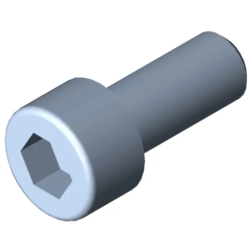 Hexagon Socket Head Cap Screw DIN 912 M6x14, bright zinc-plated