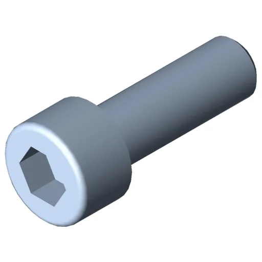 Hexagon Socket Head Cap Screw DIN 912 M6x18, bright zinc-plated