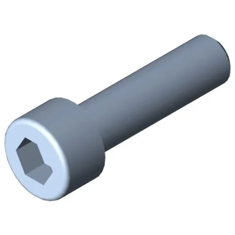Hexagon Socket Head Cap Screw DIN 912 M6x22, bright zinc-plated