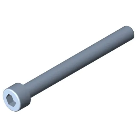 Hexagon Socket Head Cap Screw DIN 912 M6x60, bright zinc-plated