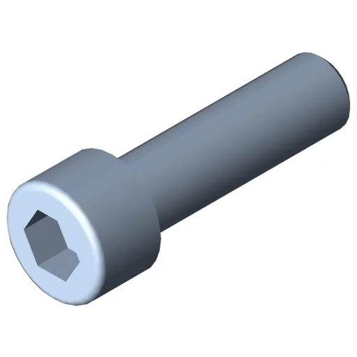 Hexagon Socket Head Cap Screw DIN 912 M10x35, bright zinc-plated