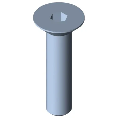 Countersunk Screw DIN 7991 M5x22, bright zinc-plated