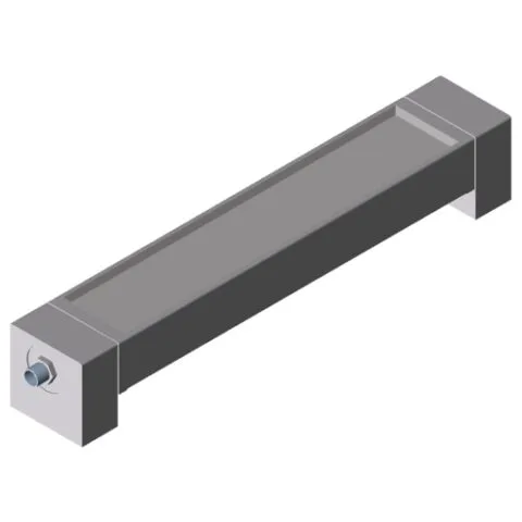 LED Machine Light Fitting 6W 40x40x240