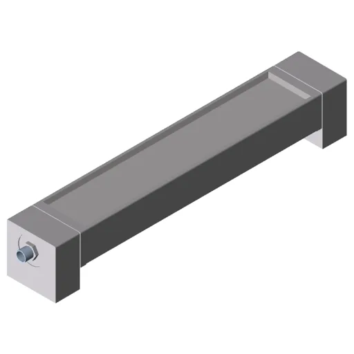 LED Machine Light Fitting 6W 40x40x240