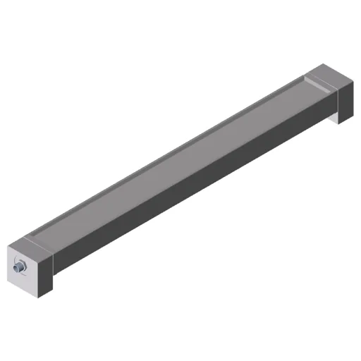 LED Machine Light Fitting 12W 40x40x415