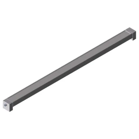 LED Machine Light Fitting 24W 40x40x765