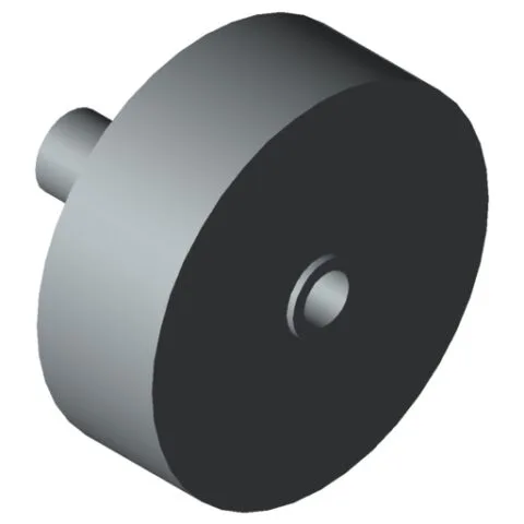 Castor D30/2-23, grey similar to RAL 7042