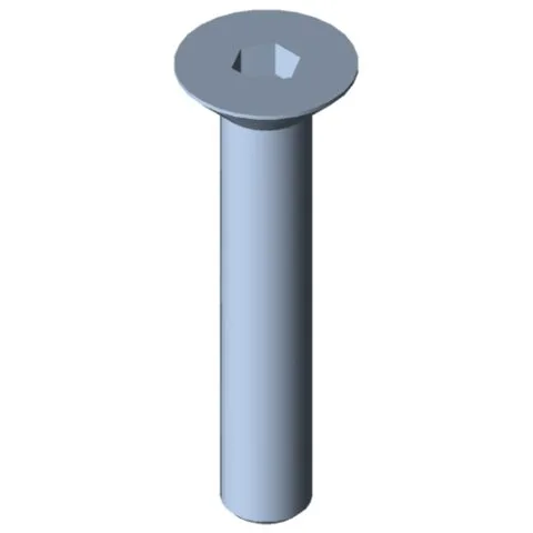 Countersunk Screw DIN 7991 M6x35, bright zinc-plated