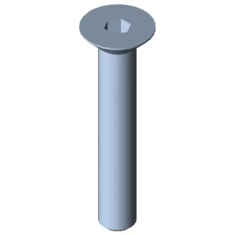 Countersunk Screw DIN 7991 M8x50, bright zinc-plated
