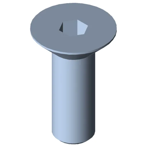 Countersunk Screw DIN 7991 M10x30, bright zinc-plated
