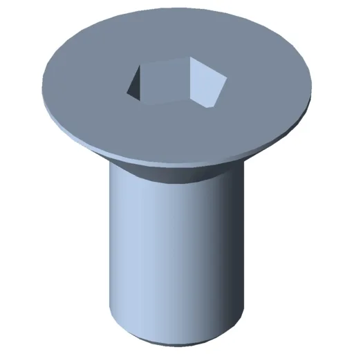 Countersunk Screw DIN 7991 M12x25, bright zinc-plated