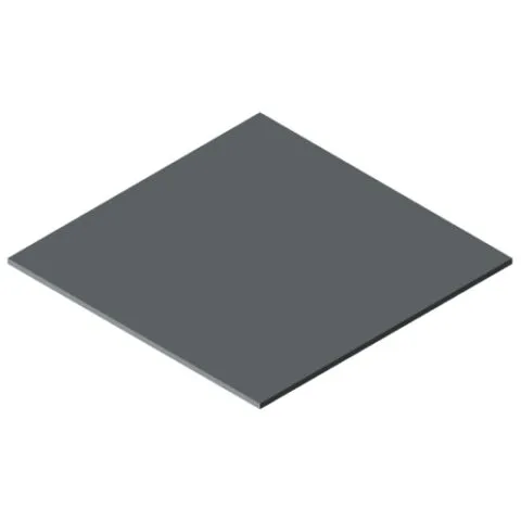 Honeycomb Sheet 4 mm PP, grey similar to RAL 7042