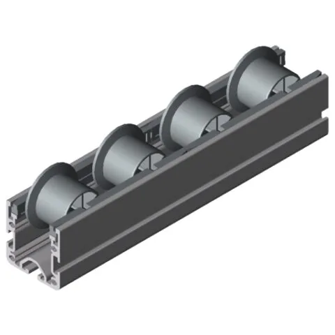 Roller Conveyor 6 40x40 E D30 with Flanged Wheel