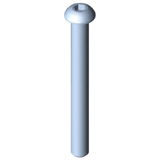Button-Head Screw M8x75, bright zinc-plated