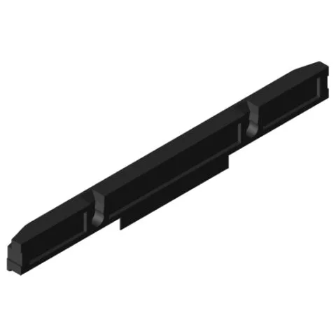 Roller Track 100 D4-50 ESD, black similar to RAL 9005