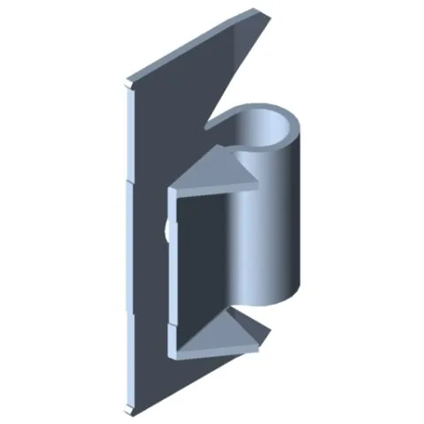 Locking Clip St, bright zinc-plated