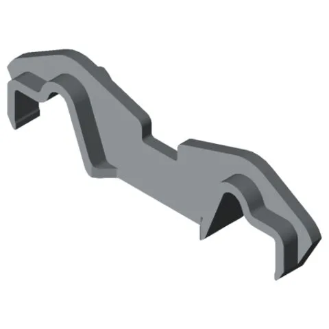 Partition Profile Clip K76 K, grey