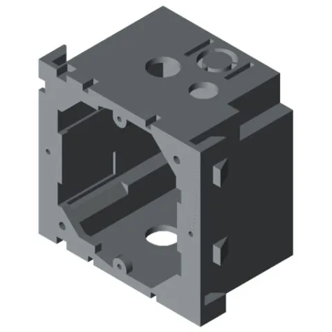 Mounting Box K76 1 Gang, grey