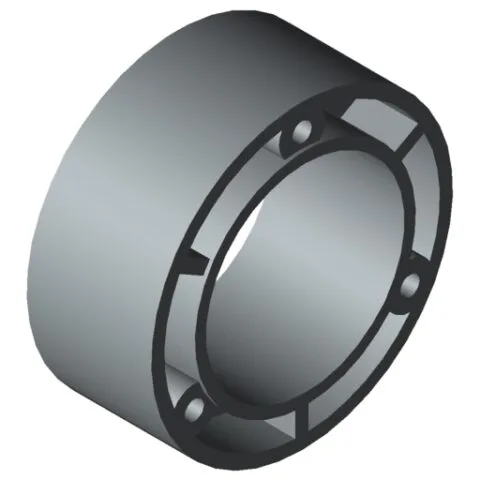 Roller D46/D30-20, grey similar to RAL 7042
