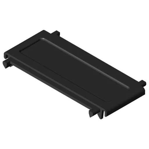 Cable Entry Protector, Lid 160 with Sealing Brush, black