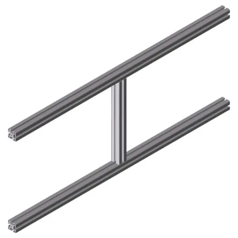 Table Upright Strut Set H - 1200