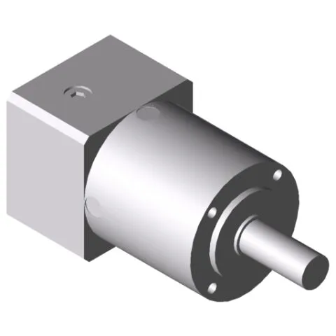 Gearbox AP 40-7, white aluminium, similar to RAL 9006