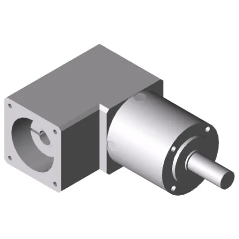 Gearbox WP 40-7, white aluminium, similar to RAL 9006