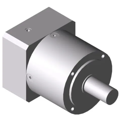 Gearbox AP 80-7, white aluminium, similar to RAL 9006
