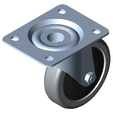 Castor D125 swivel 140x110 ESD