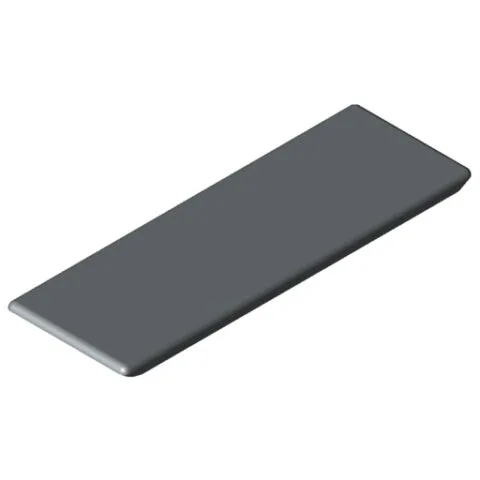 Automatic Angle Bracket Cap 8 80x80, grey similar to RAL 7042