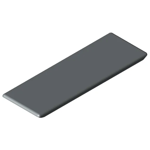 Automatic Angle Bracket Cap 8 80x80, grey similar to RAL 7042