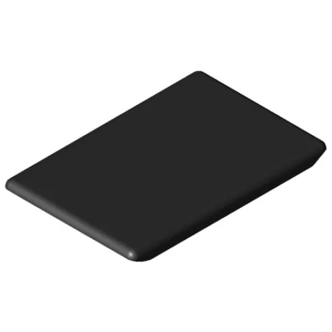 Automatic Angle Bracket Cap 8 40x40, black similar to RAL 9005