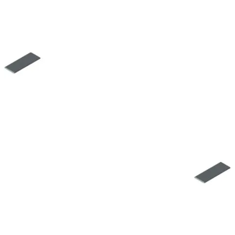 Table Upright E Open, half-height, Assembly Set