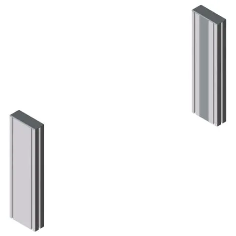 Table Upright K56 Open, half-height