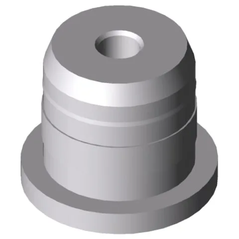 Threaded Insert, Profile Tube D40 M10 Al, natural