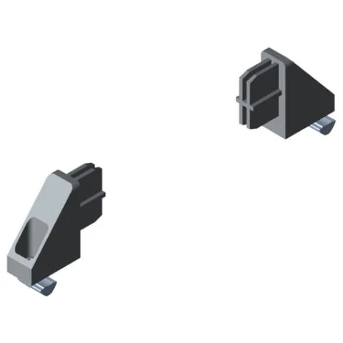 Divider and Guide Profile 32x12, Connection Set 2x180°