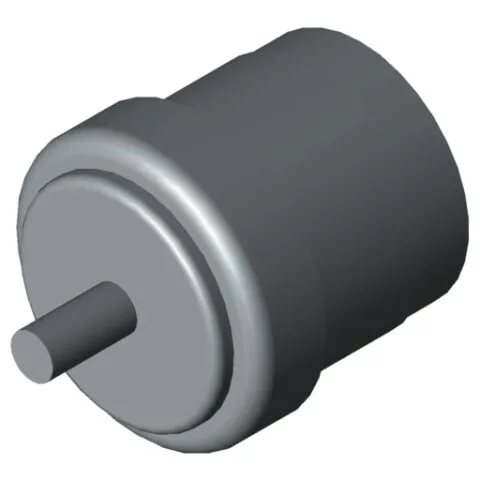 Conveyor Roller TR30, Bearing Flange D26.4/D5, grey similar to RAL 7042