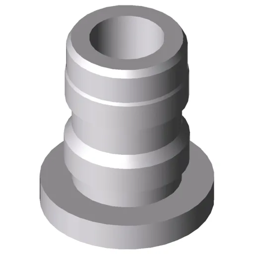 Threaded Insert, Profile Tube D30 M6 Al, natural