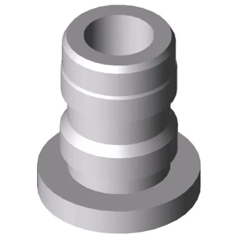 Threaded Insert, Profile Tube D30 M10 Al, natural