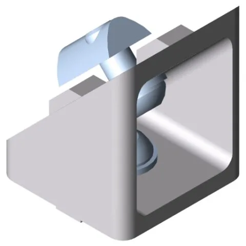 Angle Fastener 8 40x40-45°
